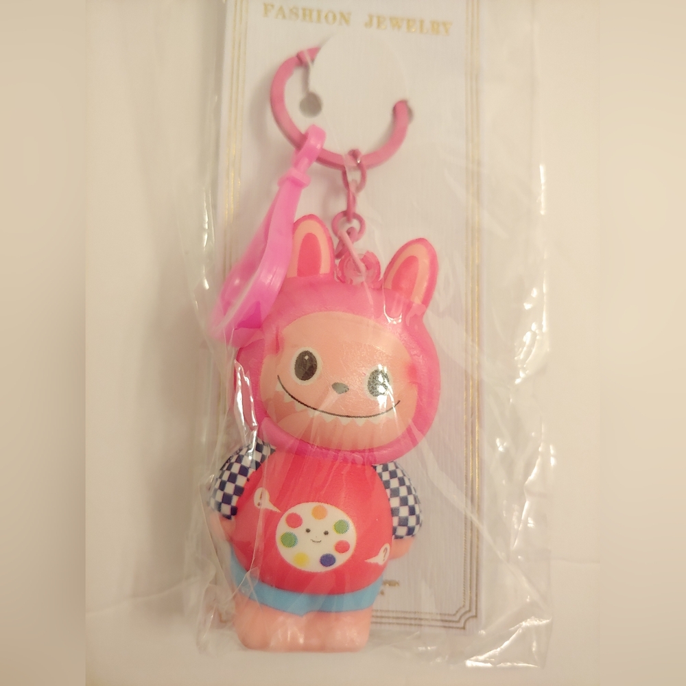 Fashion Jewelry Squishy Labubu Keychain